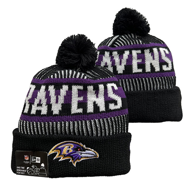Baltimore Ravens Knit Hats 0102